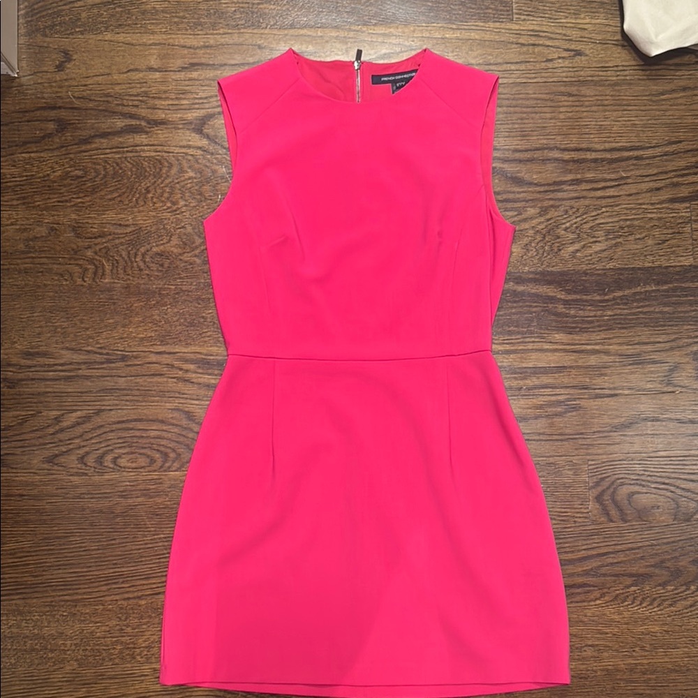 French Connection Pink Sheath Mini Cocktail Dress